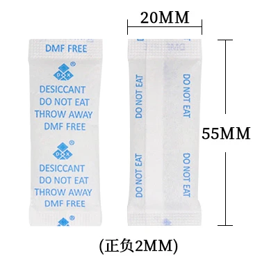 Paket Gel Silika Makanan Kecil